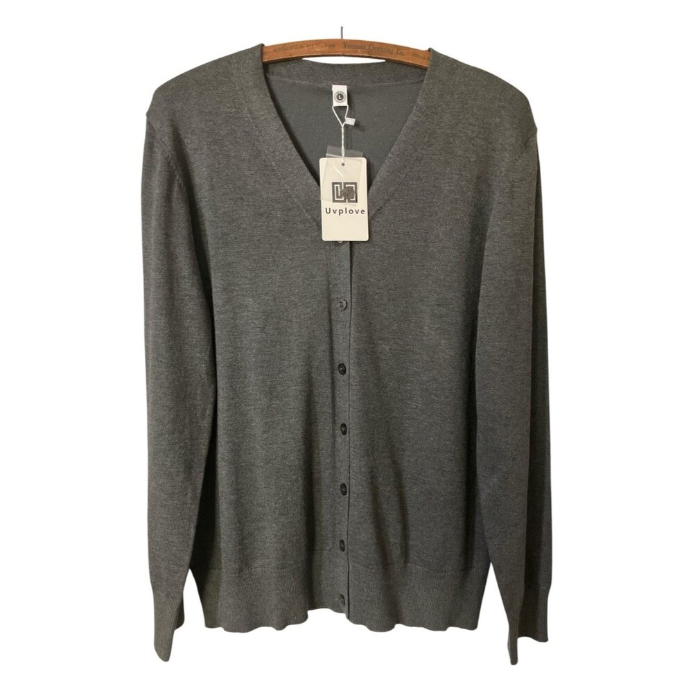 New with Tags Uvplove Cardigan Size L Fall Office Minimalist Classic Winter